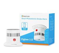 Heiman HS1SA-Z Zigbee Smart Détecteur de fumée - Haute sensibilité, installation facile, bouton test et muet, durée de vie de la batterie 5 ans