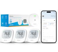 Heiman Kit Thermomètre Hygromètre Intérieur Connecté HS3HT-2R