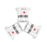 HEIMAN Lot de 3 mini détecteurs de fumée avec alarme 85 dB, autonomie de 10 ans et capteur photoélectrique, certifié TÜV et EN14604