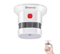 HEIMAN Mini Détecteur de fumée Incendie avec 10 Ans d’autonomie de la Batterie Détecteur de fumée certifié TÜV et EN14604 avec Alarme Incendie et capteur photoélectrique (1)…