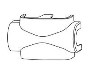 Heimeier boîtier 3850-10.553 plastique, blanc RAL 9016, pour Multilux