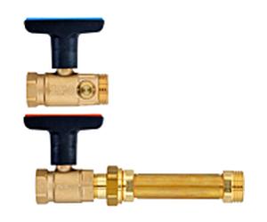 Heimeier connexion réglé pour 4 Dynacon 9339-04800 avec valve à bille Globo, pour compteurs de chaleur