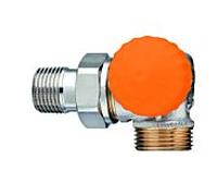 HEIMEIER Eclipse1/2"(DN 15) robinet thermost.Double équerre, filet. mâle droit 3939-02.000