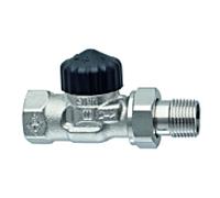 Heimeier corps de vanne thermostatique passage standard 3/4 ", bronze à canon nickelé 220203000