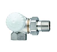 Heimeier Corps de vanne thermostatique V-exact II 3713-01.000 Rp 3 / 8xR 3/8, Winkeleck, bronze nickelé, gauche