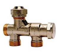 Heimeier distributeur 50802100 M 22x1,5, DN 10, deux tuyaux