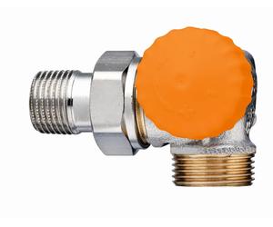 HEIMEIER Eclipse1/2"(DN 15) robinet thermost.Double équerre, filet. mâle droit 3939-02.000