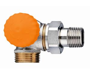 HEIMEIER Eclipse1/2"(DN 15) robinet thermost.Double équerre, filet. mâle,gauch 3938-02.000