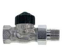 Heimeier Corps de vanne thermostatique à passage standard 1/2 ", bronze à canon nickelé 220202000