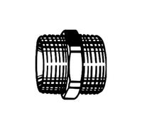 HEIMEIER Mamelon double 3/4" male thread, 1321-03.081,