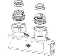 Heimeier match0 0541-50.000 G 3/4 AGxR 2000 / 2, forme d'angle