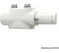 Heimeier Multilux 4 robinets thermostatiques 9690-27.800 deux tuyaux, blanc