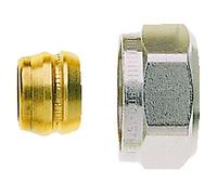 Heimeier Raccord à Compression Nickelé pour Cu- U. Acier 16mm Et M 24x1,5 Ag