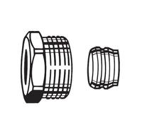 HEIMEIER Raccord à compression pour tube en cuivre ou en acier de précision, 2201-18.351,