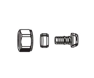 HEIMEIER Raccord à serrage pour tube de raccordement, 1331-16.351,