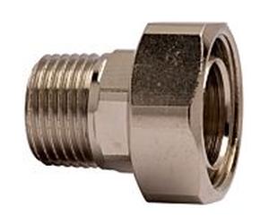 Heimeier Radiateurs salle de bain raccord 50721115 R 2000 / 2, pour Radiett-S, AMETAL, nickelé, sans lance