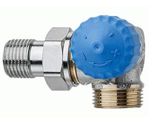 HEIMEIER Robinets therm. sans prérég.DN 15-3/4" Double équerre,droite,fil.male 2341-02.000