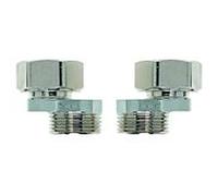 Heimeier S-connection 1354-22.362 set 2, entraxe 34 / 50-65 / 55, laiton nickelé