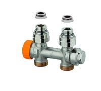 Heimeier Soupape Multilux V Eclipse Passage, pour Rp 1/2 IG Et Gramme 3/4 Ag