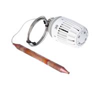 Tête thermostatique K 640200500 blanc, avec sonde de contact ou sonde plongeuse