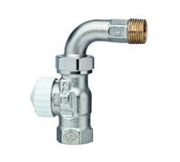 Heimeier Thermostat-Commande Inférieure V-exact II DN15 avec Raccords Courbés