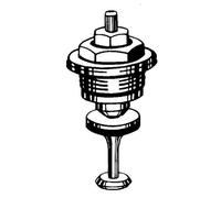 Heimeier Thermostat-Oberteil pour Einrohrventil Avec Tube Plongeur Ab Mai 1981