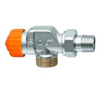 Heimeier Thermostat-Ventilunterteil Eclipse, Axialform, DN15, Außengew. G3/4