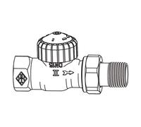 Heimeier V-exact II Vanne thermostatique, 3712-03.000,