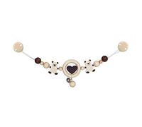 Heimess Ours Nature Chaîne de Poussette avec Hochet Multicolore