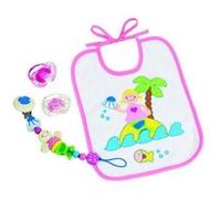 Heimess - SET Sirène acc-tétine, bavette,2 tétines G