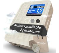 Heimfleiss® Matelas Gonflable 2 Personnes Electrique | Lit Gonflable Premium 150x200/45cm/ 2 Places | Matelas Gonflable Rapide avec Pompe Électrique Intégrée | Matelas d'Invités Autogonflant & Camping