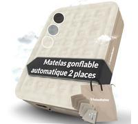 Heimfleiss® Matelas Gonflable 2 Personnes Electrique | Lit Gonflable Premium 150x200 cm / 2 Places | Matelas Gonflable Rapide avec Pompe Électrique Intégrée | Matelas d'Invités Autogonflant & Camping
