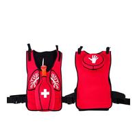Heimlik Gilet d'entraînement anti-étouffement avec claquement dans le dos, modèle d'entraînement Heimlik pour enseignement des premiers secours, soins infirmiers (adultes)