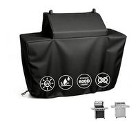 Heimlyn Housse de protection pour barbecue à gaz Rösle Videro G4, G4-S - Accessoire résistant aux intempéries - Pour station de barbecue Rösle Videro G4 - Avec fermeture éclair 600D - Noir