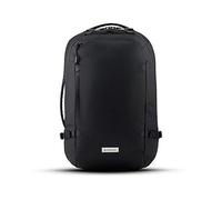HEIMPLANET Original | Transit Line Travel Pack | Sac à dos étanche avec compartiment pour ordinateur portable et ouverture à clapet | Matériau DYECOSHELL de haute qualité (34L, noir)