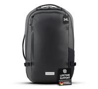HEIMPLANET Original | Transit Line Travel Pack | Sac à dos étanche avec compartiment pour ordinateur portable et ouverture à clapet | Matériau DYECOSHELL de haute qualité (34L, castlerock)