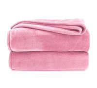 heimtexland Couverture douillette moelleuse en flanelle - Couverture de maison chaude - Oekotex - Plaid - Couverture de canapé - Anti-poil - Couverture en polaire - Super douce - 130x170 cm - Type 380