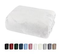 heimtexland ® Drap-housse Cashmere Touch 100 x 200 - Blanc - Type 585