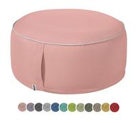 heimtexland Pouf d'extérieur - Résistant aux intempéries - Coussin de sol - Gonflable - Repose-pieds - Yoga - Salon - Table - Décoration de fête - 25 x 55 cm - Type 551 - Vieux rose