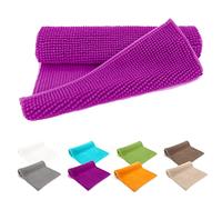 heimtexland ® - Tapis de bain en chenille super moelleux et absorbant - Certifié Ökotex - Type 771 - Violet - 70 x 120 cm
