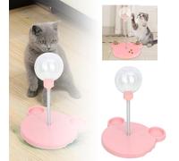 Heimtierbedarf Balançoire pour animaux de compagnie avec ventouse - Jouet de divertissement pour chat auto-jouant pour un plaisir interactif, fixation sous vide robuste, mouvement à ressort idéal (B