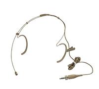 HEIMU Casque filaire double crochet auricullaire Boom Mini XLR omnidirectionnel Pour prise de type Sennheiser de 3,5 mm.