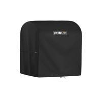 HEIMUNI Housse Barbecue Exterieur, Housse de Barbecue pour Weber Q100/Q200 Série sur Chariot, Bache Barbecue Exterieur pour Weber Q1000/Q1200/Q1400/Q2000/Q2200/Q2400 avec Support Portable (85x47x90cm)