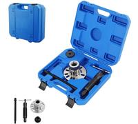 HeinaTond Extracteur de moyeu de roue hydraulique 10T - Kit d'outils pour arbres de transmission - Extracteur de roulement de roue hydraulique universel pour jantes 4/5 trous 96-125 mm (bleu)
