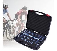 HeinaTond Kit de presses de roulement de vélo - Outil de pressage de roulement de cycle - Kit universel d'outils de réparation de vélo pour moyeux et palier intérieur