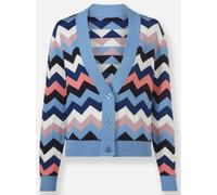 heine Cardigan bleu ciel / corail / noir / blanc, Taille M
