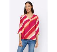 heine Chemisier abricot / rose foncé / blanc, Taille M-L