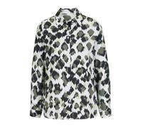 heine Chemisier écru / kaki / vert pastel / noir, Taille XXL