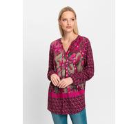 heine Chemisier kaki / rose clair / rose foncé, Taille L-XL