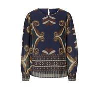 heine Chemisier marine / marron châtaigne / vert clair, Taille XS